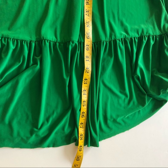 T-Bags Green Slinky Knit Strapless Maxi Dress S - Picture 8 of 8